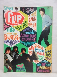 Vintage Flip Teen Magazine Oct 1966 Beatles Herman Hermits Beach Boys Sonny Cher - Picture 1 of 16