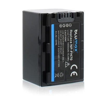 Blumax Akku passend für Sony NP-FH70 NP-FH100 NP-FH40 NP-FH50 NP-FH60 1400 mAh