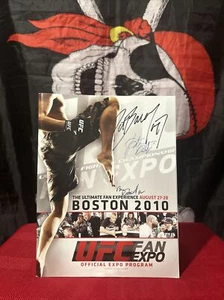 UFC 118 BOSTON Fan Expo PROGRAM *Barry Rothwell Stevenson* SIGNED Autographed - Picture 1 of 4