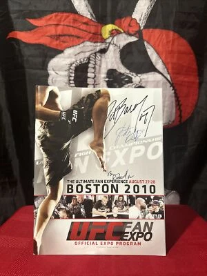 UFC 118 BOSTON Fan Expo PROGRAM *Barry Rothwell Stevenson* SIGNED Autographed - Image 1 of 4