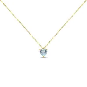 Collana Punto Luce Cuore Topazio Stroili Oro Giallo 375% 9KT cod. 11426186 - Imagen 1 de 6