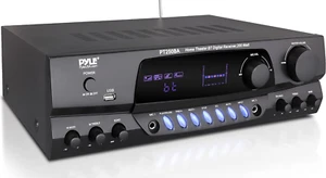 Pyle Home Theater Wireless BT Streaming Receiver Amplifier w/ FM/USB, 200 Watts - Picture 1 of 5
