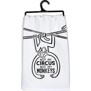 Toalla de plato Primitives by Kathy Not My Monkeys 112279 nueva - Imagen 1 de 1