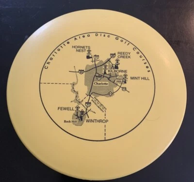 Vintage Innova Cobra 170g w/ Charlotte Area Disc Golf Course Map Stamp - Image 1 of 4