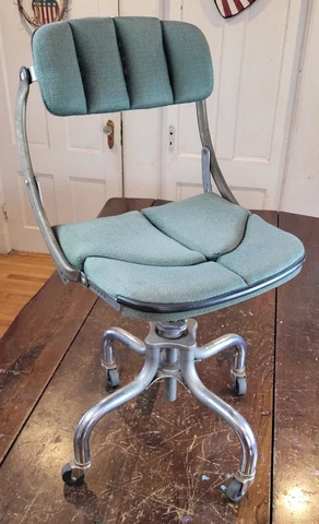 Vintage Industrial Swivel Desk/Office Chair by Do More *Unique* Cover