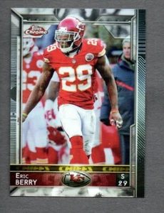 2015 Topps Chrome Eric Berry #71 KC Kansas City Chiefs Silver Refractor - Imagen 1 de 1