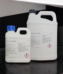 Benzyl Alcohol BP Grade – 99.9% Pure | 1L & 5L HDPE Bottles | Free Freight - Picture 1 of 7
