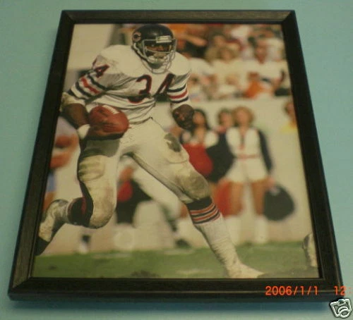 OSOS WALTER PAYTON IMPRESIÓN ACCIÓN COLOR ENMARCADO Foto 1 de 1