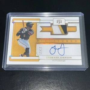 2023 Tesori Nazionali TERMARR JOHNSON Rookie Patch Auto /25 PIRATI - Foto 1 di 3