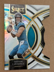 2023 Select Prizm Trevor Lawrence #181 White Prizm Die-Cut /199 Jaguars - Bild 1 von 2