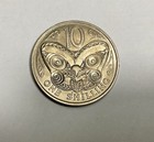 1967 NEW ZEALAND 10 CENT COIN /ONE SHILLING QUEEN ELIZABETH II. Uncirculated.