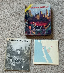 1978 GAMMA WORLD 1st Edition 2nd Printing Science Fantasy RPG Box Set TSR #3002 - Picture 1 of 17