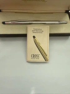 CROSS Classic Century Chrome Ballpoint Pen - Made in USA, VTG - Picture 1 of 5