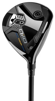 Left Hand TaylorMade Qi10 Tour 15* 3 Wood X Stf Rogue Black 95 MSI 60 Mint - Image 1 of 4
