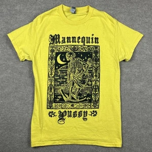 Maniquí Banda de Coño Concierto Adulto Camiseta Talla Pequeña Amarilla Punk Rock Filadelfia - Imagen 1 de 5