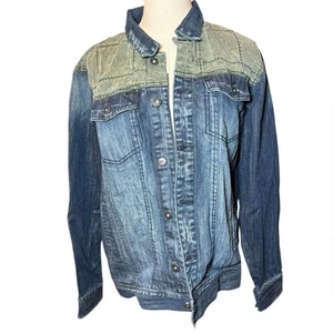 Chaqueta Denim Parish Nation Dos Tonos Azul Oliva Para Hombre M - Imagen 1 de 10
