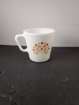 Pyrex Summer Impressions Corning Coffee Mug Cup Milk Glass White - Image 1 of 4