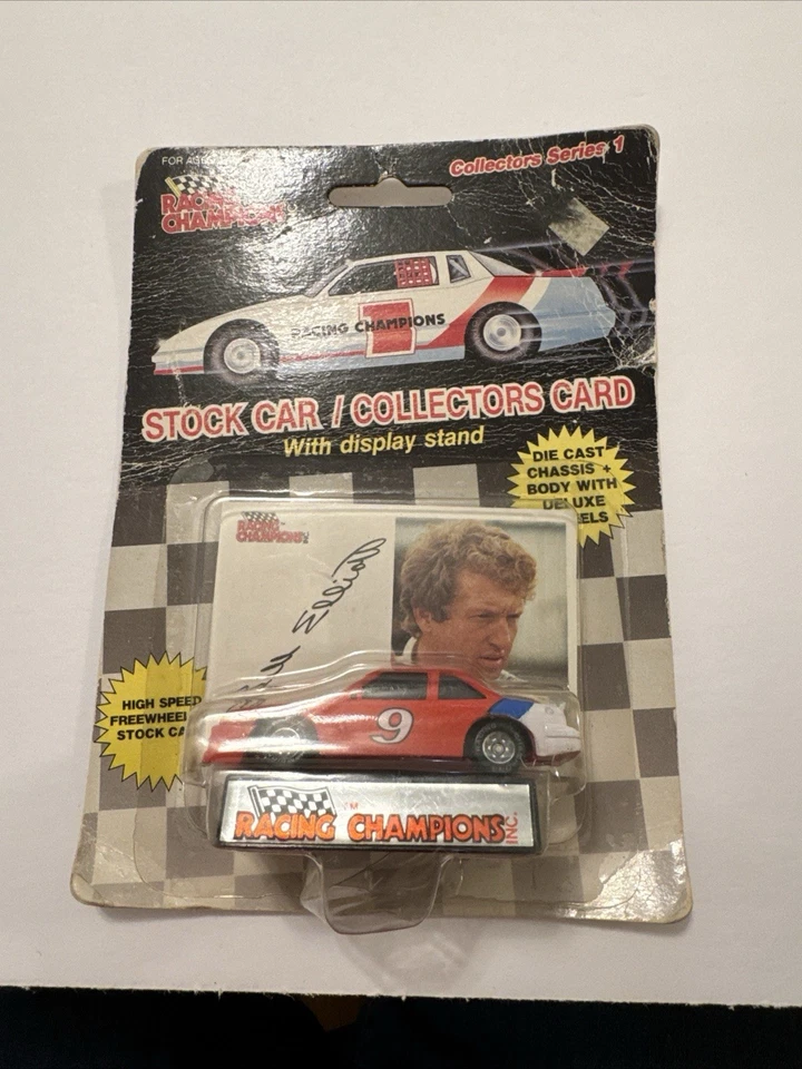 1989 #9 BILL ELLIOTT СЕРИИ 1 - РЕЗИНОВАЯ ШИНА - ОРАНЖЕВАЯ КРАСКА #1223             - Изображение 1 из 4