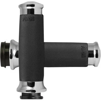 Empuñaduras de contorno personalizadas AVON GRIPS 0630-1704 CC-85-CH-FLY - TBW - cromadas Foto 1 de 3