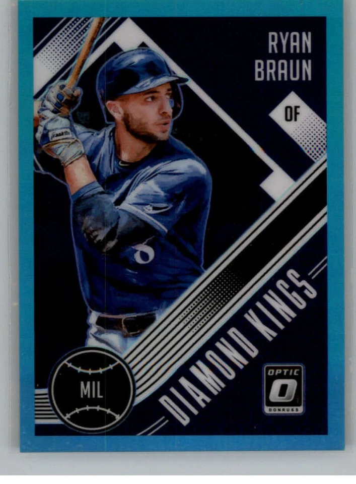 2018 Donruss Optic Aqua (Panini) MLBPA Baseball Parallel Cards Pick From List - Image 1 of 1
