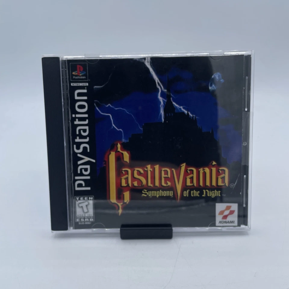 Castlevania: Symphony of the Night (Sony PlayStation 1, 1997) SIN MANUAL, REIMPRESIÓN Foto 1 de 4