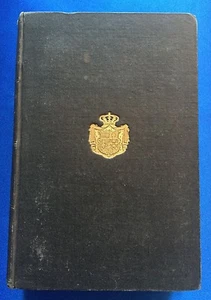 Buch mit Wappen GROßHERZOG OLDENBURG, Königskrone, Bibliothek Stempel Verfassung - Picture 1 of 7