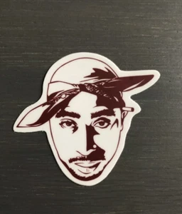 2Pac Vinyl Sticker Portrait Style Very High Quality R.I.P Tupac - Picture 1 of 4