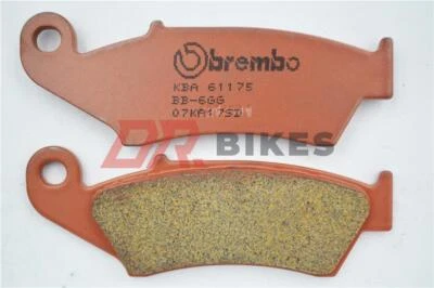 Yamaha YZ400 F L 1999 Brembo SA Sintered Front Brake Pads - Image 1 of 4