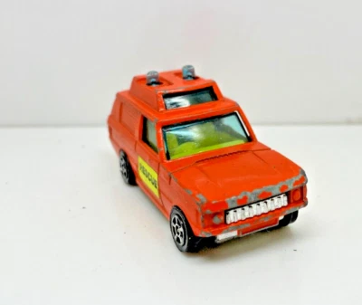 CORGI JUNIOR RANGE ROVER POLICE RESCUE ORANGE GT BRITAIN 1:64 113 - Image 1 of 4