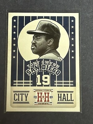 2013 Panini Hometown Heroes City Hall Tony Gwynn #CH12 San Diego Padres - Image 1 of 2
