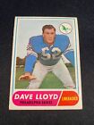 1968 Topps Football #84 Dave Lloyd!! $1 Shipping!!