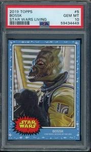 2019 Topps Star Wars Living Set #5 Bossk PSA 10 Gem Mint SP Card - Picture 1 of 2