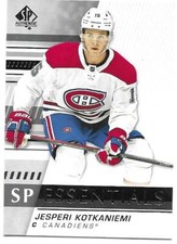 2019-20 Upper Deck UD Sp Authentic JESPERI KOTKANIEMI #SPE-JK SP Essentials