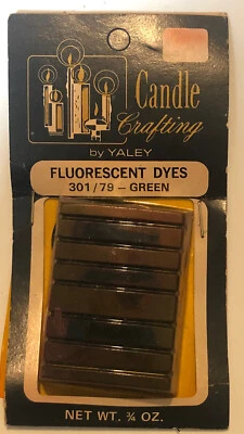 Vintage Green Candle Crafting by Yaley Concentrated Candle Dye Sealed - Image 1 of 2