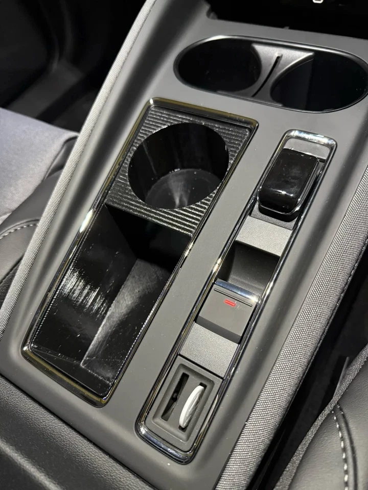Skoda Enyaq Center Console Cup Holder + Storage Tray - 3D Printed Insert - Image 1 of 4