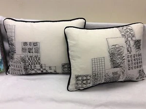 pkt 2 Designer Zink Lapidus Kissen Exklusiv Stoff Miami Kollektion - Bild 1 von 5