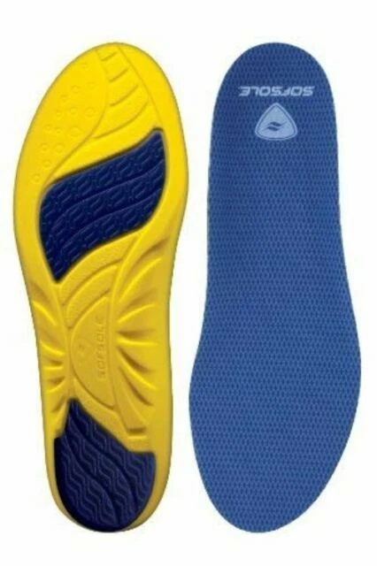 Sof Sole Athlete Full Length Comfort Neutral Arch Insole Men's Size 9 10.5
