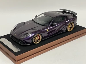1/18 Ivy Models Ferrari 812 Novitec N Largo in Purple Gold Wheels on Leather - Picture 1 of 9