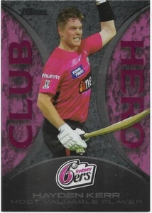 2022/ 23 Cricket Traders Club Hero Parallel (CHP25) Hayden KERR Sixers 59/70 - Picture 1 of 1