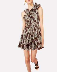 Ulla Johnson Iliana Dress In Cream S 4 Women's Party Sleeveless Short NWT 33513 - Picture 1 of 7