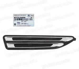 GENUINE OEM ® Front Fender Vent Grille Molding RIGHT 2019-2020 Optima 87772D4500 - Picture 1 of 9