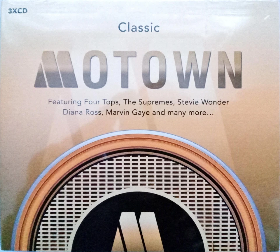 Various – Classic Motown New + Sealed 3 CD Marvin Gaye Stevie Wonder Diana Ross - Image 1 of 1