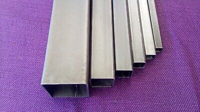 MILD STEEL BOX SECTION In 1 Metre Lengths Available In 20mm To 90mm Dimensions • 11.99£