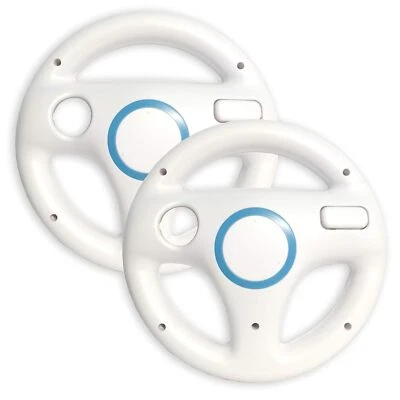 2 Pack Mario Kart Racing Steering Wheel for Nintendo Wii Remote Game Controller - Image 1 of 3