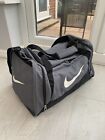 Nike Holdall Sports Bag  Grey And Black Football - Gym