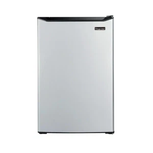 Magic Chef Compact Fridge 4.5-Cu-Ft 3-Shelves 1-Door True Freezer Stainless Look - Picture 1 of 6
