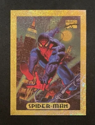 1994 Marvel Masterpieces Series 3 Gold Spider-Man Holofoil Card 🔥 #8 of 10 - Image 1 of 2