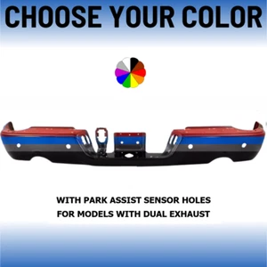 NEW Choose Your Color Painted Rear Bumper For 2009-2018 RAM 1500 - Picture 1 of 7