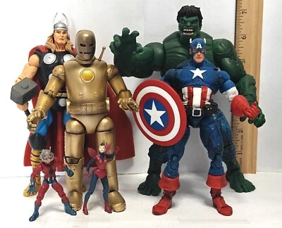Marvel Legends Toybiz First Year Appearance Avengers 6" Action Figure Lot - Image 1 of 4