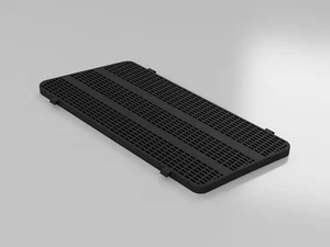 Rejilla de ventilación para Mercedes R129 embellecedor lateral derecho guardabarros panel ventilación - Imagen 1 de 2
